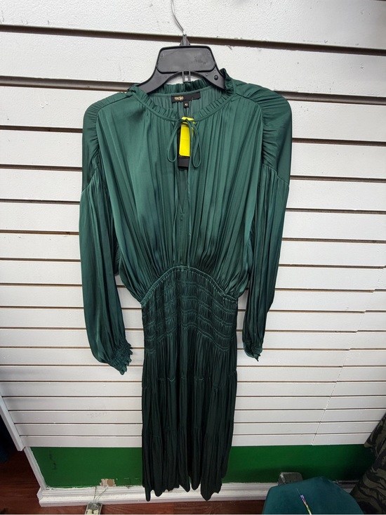 Maje Dresses & Skirts - Maje Paris Green Pleated Midi Dress NWT Size 42 Large
